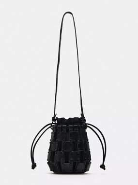 Zara die-cut bucket, mini bag